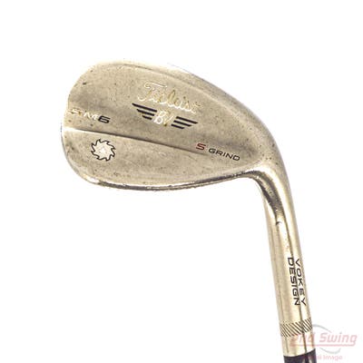 Titleist Vokey SM6 Tour Chrome Wedge Lob LW 58° 10 Deg Bounce S Grind SM6 BV Steel Wedge Flex Right Handed 35.0in