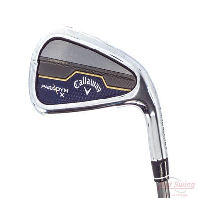 Callaway Paradym X Single Iron 7 Iron PX HZRDUS Silver Gen4 65 Graphite Regular Right Handed 37.0in