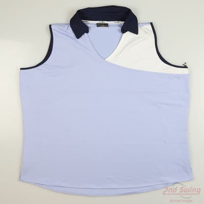 New Womens Belyn Key Sleeveless Polo Small S Multi MSRP $70