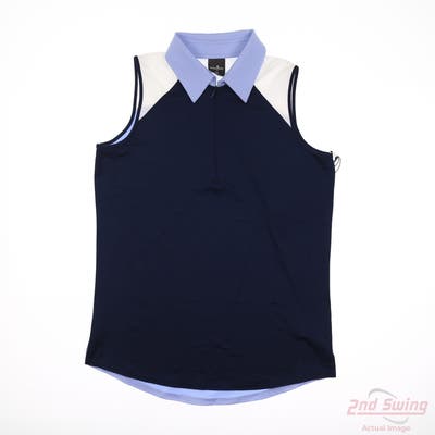 New Womens Belyn Key Sleeveless Polo Medium M Multi MSRP $70