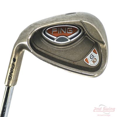 Ping G10 Single Iron Pitching Wedge PW Ping AWT Steel Regular Left Handed Black Dot 36.0in