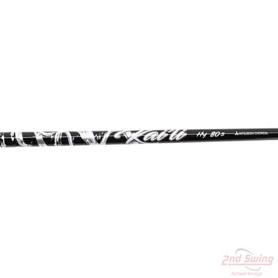 Used W/ Ping RH Adapter Mitsubishi Rayon Kai'li White 80g Hybrid Shaft Stiff 39.5in