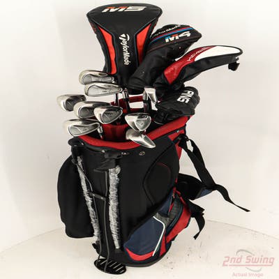 Complete Set of Men's TaylorMade Titleist Odyssey Golf Clubs + NEW Datrek Stand Bag w/Headcovers