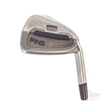 Ping S58 Single Iron 6 Iron Stock Steel Shaft Steel Stiff Right Handed Orange Dot 37.75in