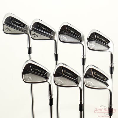 Callaway Apex CB 24/Apex Pro 24 Combo Iron Set 5-PW AW KBS Tour C-Taper 125 Steel X-Stiff Right Handed +1/4"