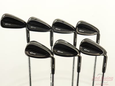 Ping G710 Iron Set 6-PW AW SW AWT 2.0 Steel Regular Right Handed Black Dot STD