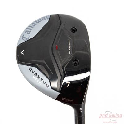 Mint Callaway Quantum Max Fairway Wood 7 Wood 7W 21° Project X Denali Frost Silver 60 Graphite Regular Right Handed 42.0in