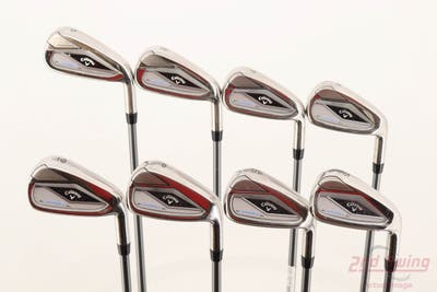 Callaway Paradym Ai Smoke HL Iron Set 5-PW AW GW Project X HZRDUS Silver Gen4 65 Graphite Regular Right Handed STD