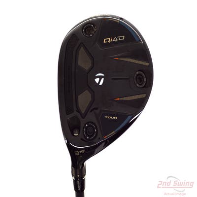 TaylorMade Qi4D Tour Fairway Wood 3 Wood 3W 15° Mitsubishi REAX 75 Graphite Stiff Left Handed 44.5in