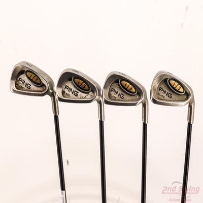 Ping i3 Blade Iron Set 7-PW Ping Aldila 350 Series Graphite Stiff Right Handed White Dot +1/2"