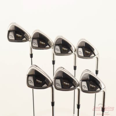 Callaway Rogue ST Max Iron Set 5-PW AW True Temper XP 95 R300 Steel Regular Right Handed STD