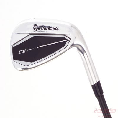 TaylorMade Qi Single Iron Pitching Wedge PW FST KBS MAX Graphite 65 Graphite Regular Right Handed 35.5in