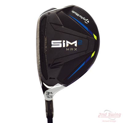 TaylorMade SIM2 MAX Fairway Wood 3 Wood HL 16.5° Fujikura Ventus Blue 5 FW Graphite Regular Left Handed 43.25in
