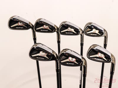 TaylorMade 2009 Burner Iron Set 5-PW AW TM Reax Superfast 65 Graphite Senior Right Handed +1/4"