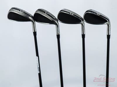 Cleveland HALO XL Full-Face Iron Set 8-PW GW UST Mamiya Helium Nanocore 60i IP Finish Graphite Stiff Right Handed +1/4"