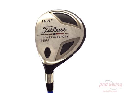 Titleist 980 F Fairway Wood 5 Wood 5W 19° Grafalloy ProLaunch Blue 75 Graphite Stiff Left Handed 42.25in