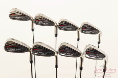 Cobra DS-ADAPT MAX Iron Set 4-PW GW FST KBS Tour Lite Steel Stiff Right Handed +1"