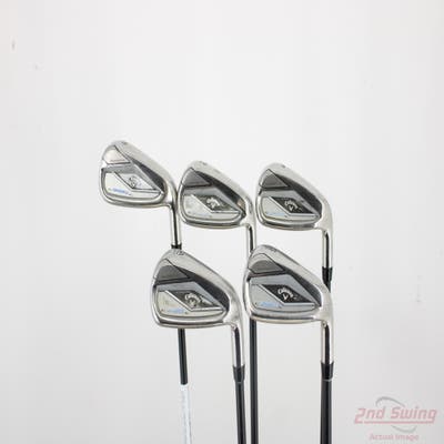 Callaway Paradym Ai Smoke HL Iron Set 8-PW AW GW Project X Cypher 2.0 50 Graphite Senior Right Handed +1/4"