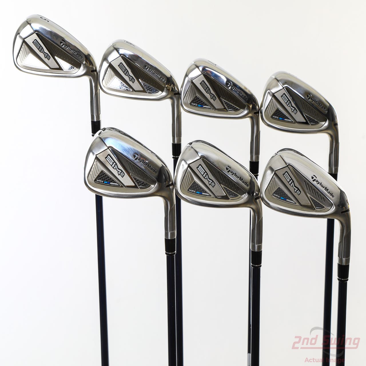 TaylorMade SIM2 MAX Iron Set (D42223304913) 2nd Swing Golf