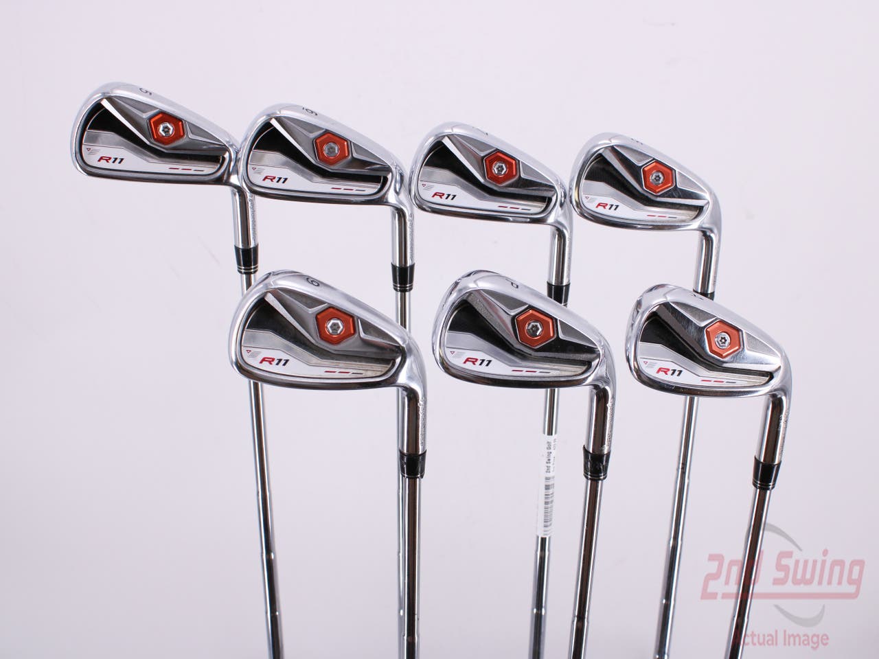 TaylorMade R11 Iron Set 5-PW GW Dynamic Gold Sensicore S300 Steel Stiff Right Handed 38.25in