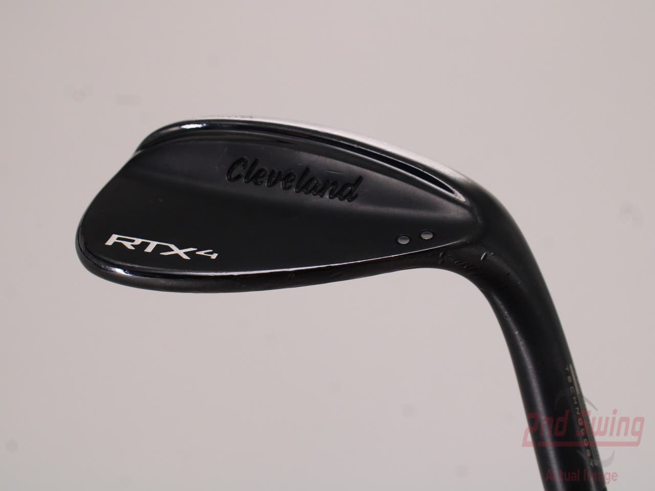 Cleveland RTX 4 Black Satin Wedge Lob LW 58° 9 Deg Bounce Dynamic Gold Tour Issue S400 Steel Stiff Right Handed 35.5in