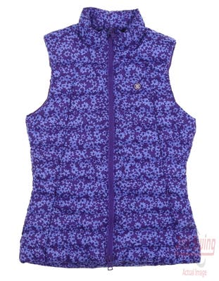 New Womens G-Fore Vest X-Small XS Purple MSRP $225 G4LS22O11