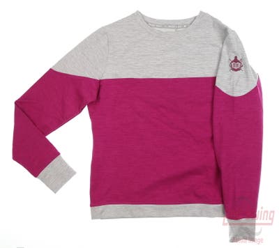 New W/ Logo Womens Puma Golf Sweatshirt Small S Multi MSRP $65