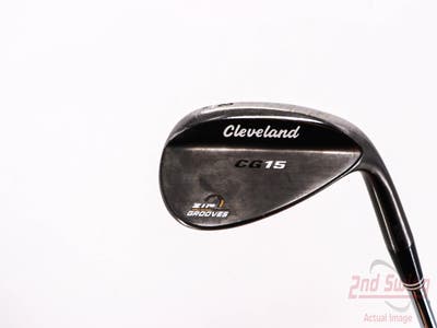 Cleveland CG15 Black Pearl Wedge Lob LW 58° 14 Deg Bounce Cleveland Traction Wedge Steel Wedge Flex Right Handed 35.75in