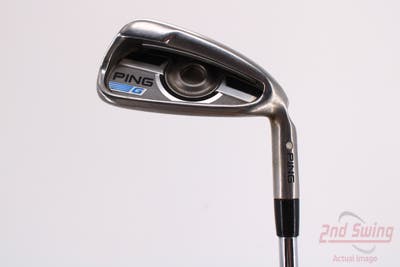 Ping 2016 G Single Iron 6 Iron Ping CFS Distance Steel Stiff Right Handed White Dot 36.5in