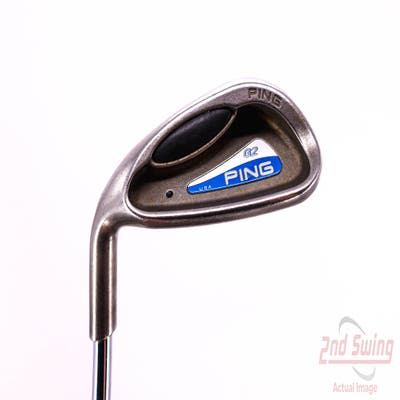 Ping G2 Single Iron Pitching Wedge PW Stock Steel Shaft Steel Regular Left Handed Black Dot 36.25in