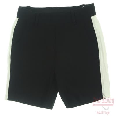 New Womens Belyn Key Tailored Track Shorts X-Small XS Onyx/Chalk MSRP $104