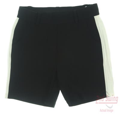 New Womens Belyn Key Tailored Track Shorts X-Small XS Onyx/Chalk MSRP $104
