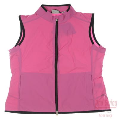 New Womens Dunning Golf Vest Small S Pink MSRP $115
