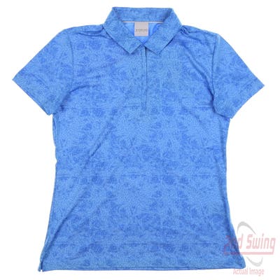 New Womens Dunning Golf Polo Small S Blue MSRP $95