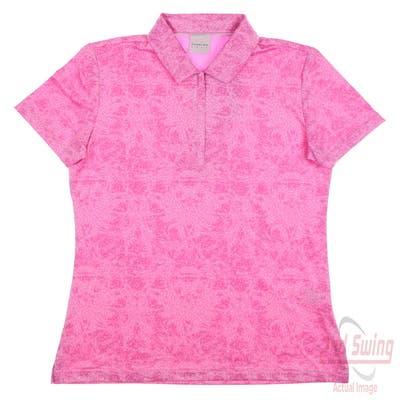 New Womens Dunning Golf Polo Small S Pink MSRP $95