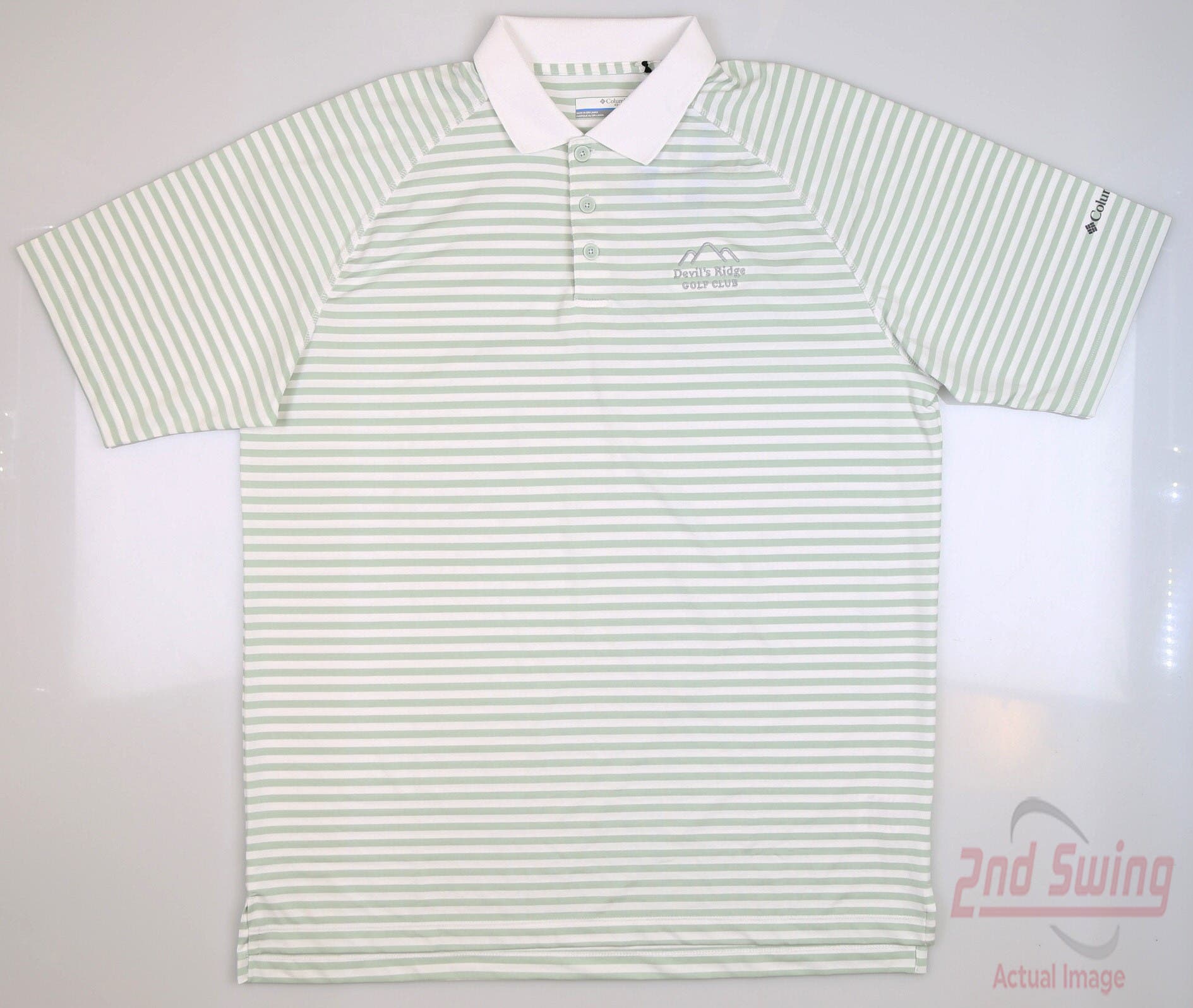 New W/ Logo Mens Columbia Polo Large L Multi MSRP $70