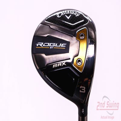 Mint Callaway Rogue ST Max Fairway Wood 3 Wood 3W 15° Callaway Stock Graphite Graphite Senior Right Handed 42.75in