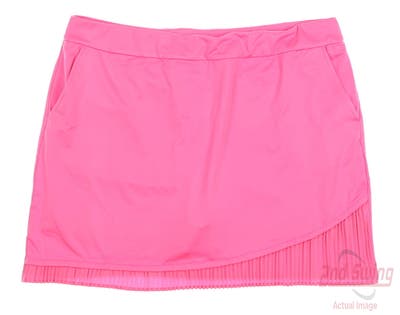 New Womens EP NY Pleat Skort X-Large XL Bermuda Pink MSRP $102