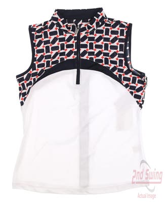 New Womens Tail Frankie Sleeveless Polo X-Small XS Multi MSRP $87