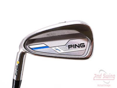 Ping 2015 i Single Iron 4 Iron True Temper XP 95 S300 Steel Stiff Left Handed Yellow Dot 38.5in