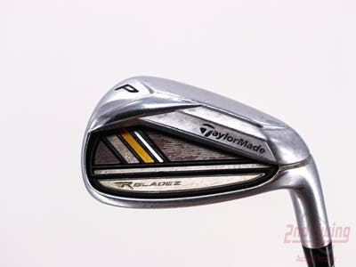 TaylorMade Rocketbladez Single Iron Pitching Wedge PW FST KBS Tour Steel Stiff Right Handed 36.0in