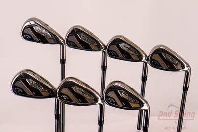 Callaway Mavrik Max Iron Set 5-PW AW Project X Catalyst 55 Graphite Senior Right Handed 37.0in