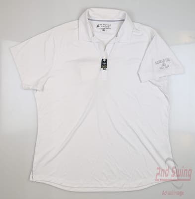 New W/ Logo Womens Bermuda Sands Golf Polo X-Large XL White MSRP $55