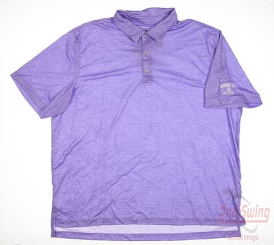 New W/ Logo Mens Bermuda Sands Gendry Aster Polo Small S Purple MSRP $75