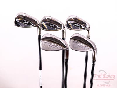 TaylorMade M3 Iron Set 8-PW AW SW Fujikura ATMOS 6 Red Graphite Regular Right Handed 36.5in