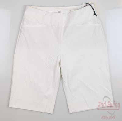 New Womens Tail Mulligan Shorts 4 White MSRP $93