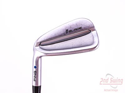Ping iBlade Single Iron 7 Iron AWT 2.0 Steel Stiff Left Handed Blue Dot 37.5in