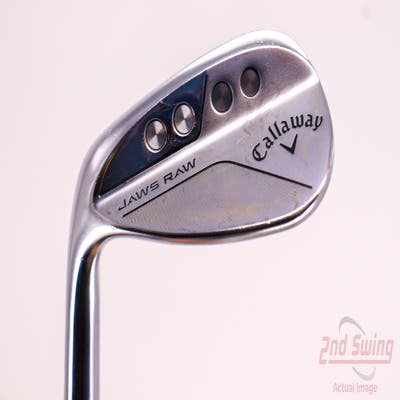 Callaway Jaws Raw Chrome Wedge Sand SW 56° 10 Deg Bounce S Grind Dynamic Gold Spinner TI Steel Stiff Left Handed 35.5in