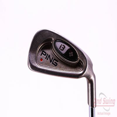Ping i3 + Single Iron 6 Iron Stock Steel Shaft Steel Stiff Right Handed Red dot 37.25in