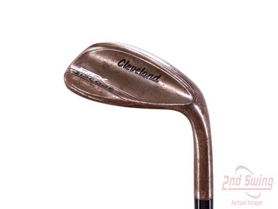 Cleveland RTX ZipCore Raw Wedge Sand SW 56° 10 Deg Bounce Dynamic Gold Spinner TI Steel Wedge Flex Right Handed 35.25in